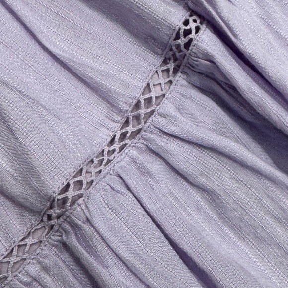 Isabel Marant Etoile Lioline Tiered Mini Skirt Lilac NWT - Picture 10 of 11